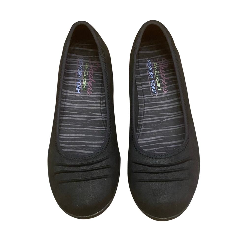 Comfort Memory Foam Black Women's Ballet Flats